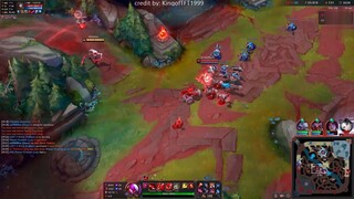 Katarina làm pentakill một cách nhanh gọn lẹ trong liên minh huyền thoại #game