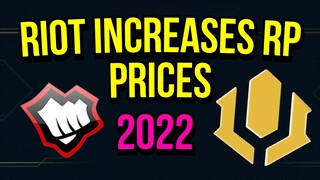 Riot Increases RP Prices & Temporary Discount 2022 | League of Legends