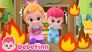 YouTube Bebefinn | EP116 | 🚒🔥 Fire Safety Song | Bebefinn Fun Nursery Rhymes for Kids | Views+15