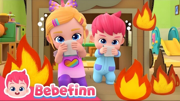 YouTube Bebefinn | EP116 | 🚒🔥 Fire Safety Song | Bebefinn Fun Nursery Rhymes for Kids | Views+15