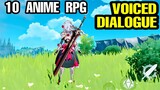 Top 10 ANIME RPG with CHARACTER VOICE has Best Animation Scene on Android & iOS