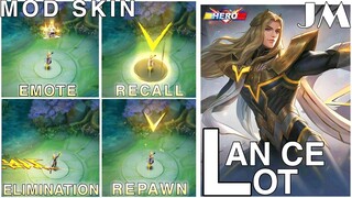 MobileLegend - Mod Hero Skin Lancelot Siêu Nhân Thần Kiếm Full Effect Full Voice No Pass | Jin Moba