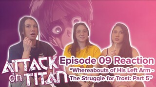 Attack on Titan - Reaction - S1E9 - Whereabouts of His Left Arm: The Battle for Trost, Part 5