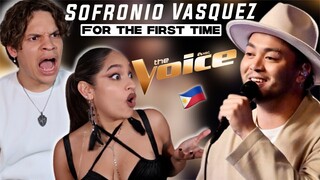 Waleska & Efra react to Sofronio Vasquez in The Voice USA for the first time