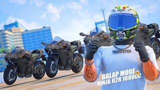 AKU MENGIKUTI BALAPAN MOGE NINJA H2R 1000CC - GTA 5 ROLEPLAY