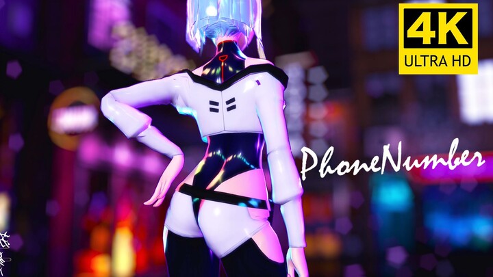 【4K/ Cyberpunk MMD】⚡ 𝓟𝓱𝓸𝓷𝓮 𝓷𝓾𝓶𝓫𝓮𝓻♪ ♫ ⚡