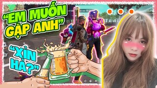 [Free Fire] Giả Vờ Say Xỉn Đòi Gặp Mặt Thử Phản Ứng Của BadBoy Và Cái Kết! | Yến Nhi Gaming