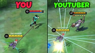 how you vs youtubers play fanny