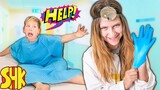 ESCAPE the HOSPITAL Challenge! Sister TRAPPED me in Hospital