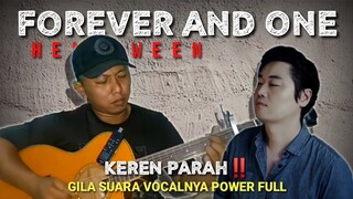 KEREN PARAH SUARA VOCALNYA POWER FULL‼️FOREVER AND ONE (Helloween) Alip Ba Ta Feat Bsco