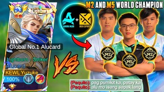 Yuzuke Vs Flaptzy, Demonkite and Domeng | Top Global Alucard Vs M2 & M5 World Champion! 😱 | Who Win?