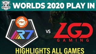 R7 vs LGD Highlights All Game Chung Kết Thế Giới 2020 Vòng Khởi Động | Rainbow7 vs LGD Gaming
