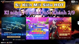 Mở Bán QCMM CFS Champion A và HOT Summer Trong Sự Kiện 2/9 Game CF 3.0