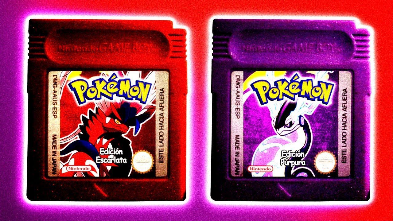 I made Pokemon Scarlet/Violet for the GameBoy Color and the GameBoy Advance  : r/Gameboy