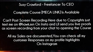 Suzy Crawford Course Freelancer To CEO Download