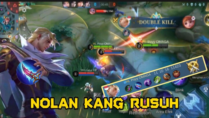 Nolan kang rusuh dan op - gameplay Nolan