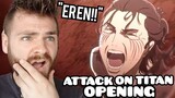 First Time Reacting to "ATTACK ON TITAN Openings" | SIM - THE RUMBLING | New Anime Fan!