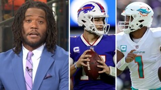 NFL GameDay | Michael Robinson on Josh Allen sends clear message about Dolphins QB Tua Tagovailoa