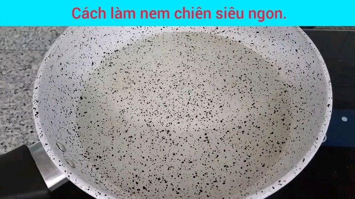 làm nem nướng không cần lò