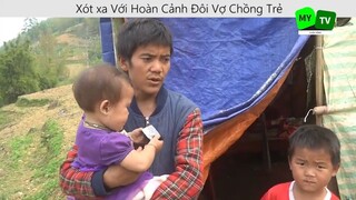 Xót xa Với Hoàn Cảnh Đôi Vợ Chồng Trẻ 4 Đứa Con Ở Trong Ngôi Nhà Bạt Chỉ Có 7m Vuông p3