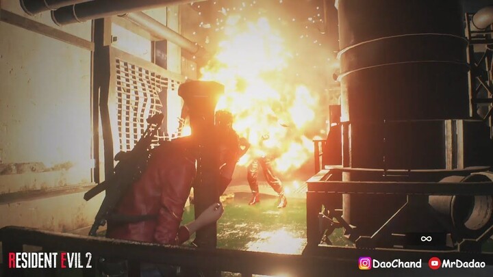 Resident Evil 2 Remake : Claire Redfield (Melawan Dr. William Birkin Dalam Bentuk G1)