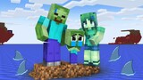 Monster School: Rich Herobrine Love Mother Baby Zombie -  Happy ending Story - Minecraft Animation