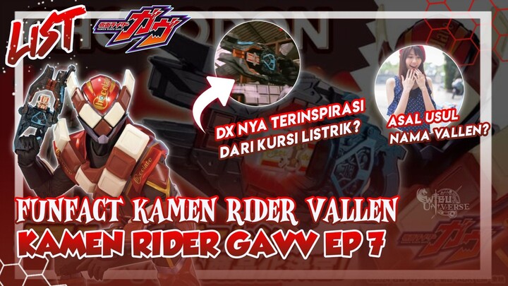 FUNFACT KAMEN RIDER VALLEN! TERNYATA ASAL USUL NAMANYA UNIK BANGET!