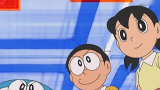 Doraemon: Nobita, yang tertusuk panah berlawanan, menjadi manusia terpintar dan dengan mudah membang