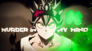 🍀 asta Black clover🍀  [Edit/AMV] Murder In My Mind