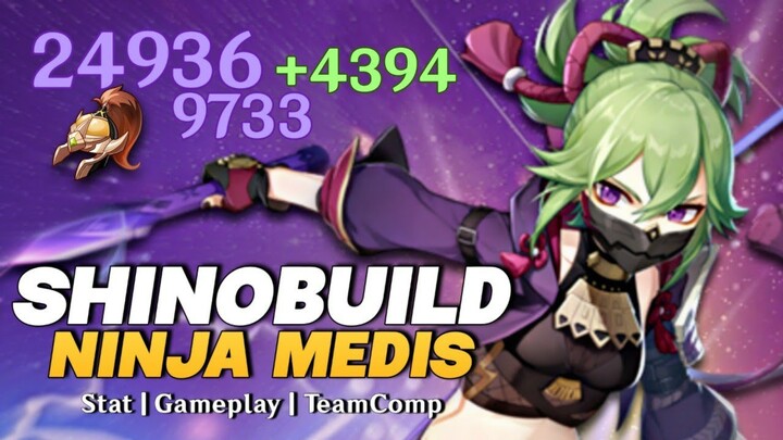 Build Kuki Shinobu ! Healer Ninja Murid Tsunade - Genshin Impact