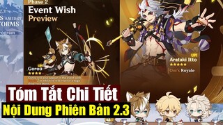 3 Banner Và 2 Nhân Vật Mới - Tóm Tắt Chi Tiết Phiên Bản 2.3 - Genshin Impact