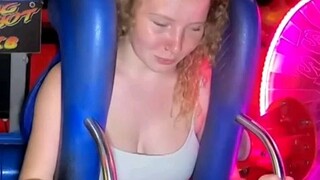 slingshot fun, hot sexy girl