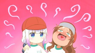 Dragon Maid saikawa and kanna funny dubbed