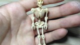 A mini skeleton made of 48 pieces of components