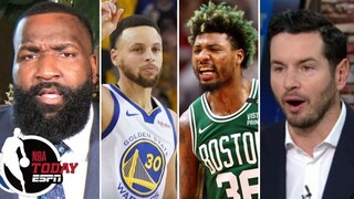 "Marcus Smart will knock off Curry" - Perkins & JJ Redick death warns Warriors vs Celtics Game 1