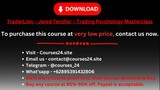 TraderLion – Jared Tendler – Trading Psychology Masterclass