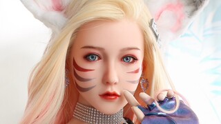 LOL Ali cosplay big hand-made [SS] 18,000 real dolls are so realistic. Silicone dolls are not inflat