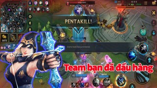 Ashe Pentakill Quả Thực Quá Dễ Dàng Game Là IZ - LoL Mobile Ashe