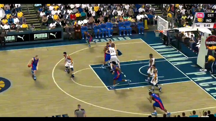 Game 3 All Time Pistons vs All Time Pacers NBA 2K20