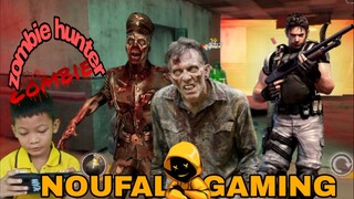 noufal gaming main game zombie hunter , rumah sakit penuh zombie