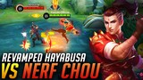 REVAMPED HAYABUSA VS NERF CHOU (WHO WILL WIN?) | MOBILE LEGENDS BANG BANG