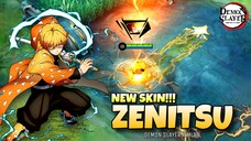 Skin Terbaru!! Zenitsu, Ultinya ada Efek Shockwave🤯⚡‼️[DEMON SLAYER X MLBB]