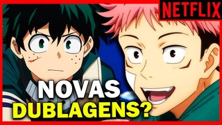 DEU BOM? JUJUTSU KAISEN, BOKU NO HERO E TOKYO REVEGERS DUBLADO NA NETFLIX?