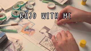 BUJO WITH ME 🍒 with lofi + asmr