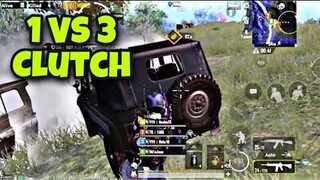 1V3 10 KILLS CHICKEN DINNER CLUTCH WITH ONE RANDOM OPEN CG FULL GAMEPLAY | IPHONEXR 4FINGER