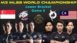 EVOS SG Vs TODAK [GAME 5] | M3 MLBB World Championship 2021 | Playoffs Day 7