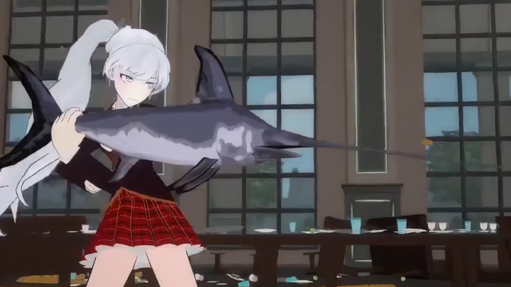 [Resolution Remake/1080p] RWBY Academy Food Fight HD Remake