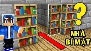 Mình Đã Xây Căn Hầm Bí Mật Trong Kệ Sách Trốn Zombie (TRONG MINECRAFT)