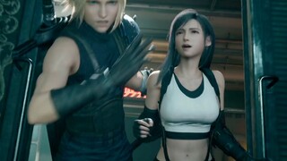 Game|FF7|Tua ngược lại để xem cảnh Tifa nhảy khỏi xe