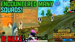 WIPING SQUADS IN THE SAME PLACE! - SOLO VS SQUAD - PUBG MOBILE LITE GAMEPLAY